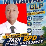 M. Wawan Siap Maju dalam Pemilihan BPD Desa Kutajaya, Berkomitmen Kawal Program Demi Kesejahteraan Warga