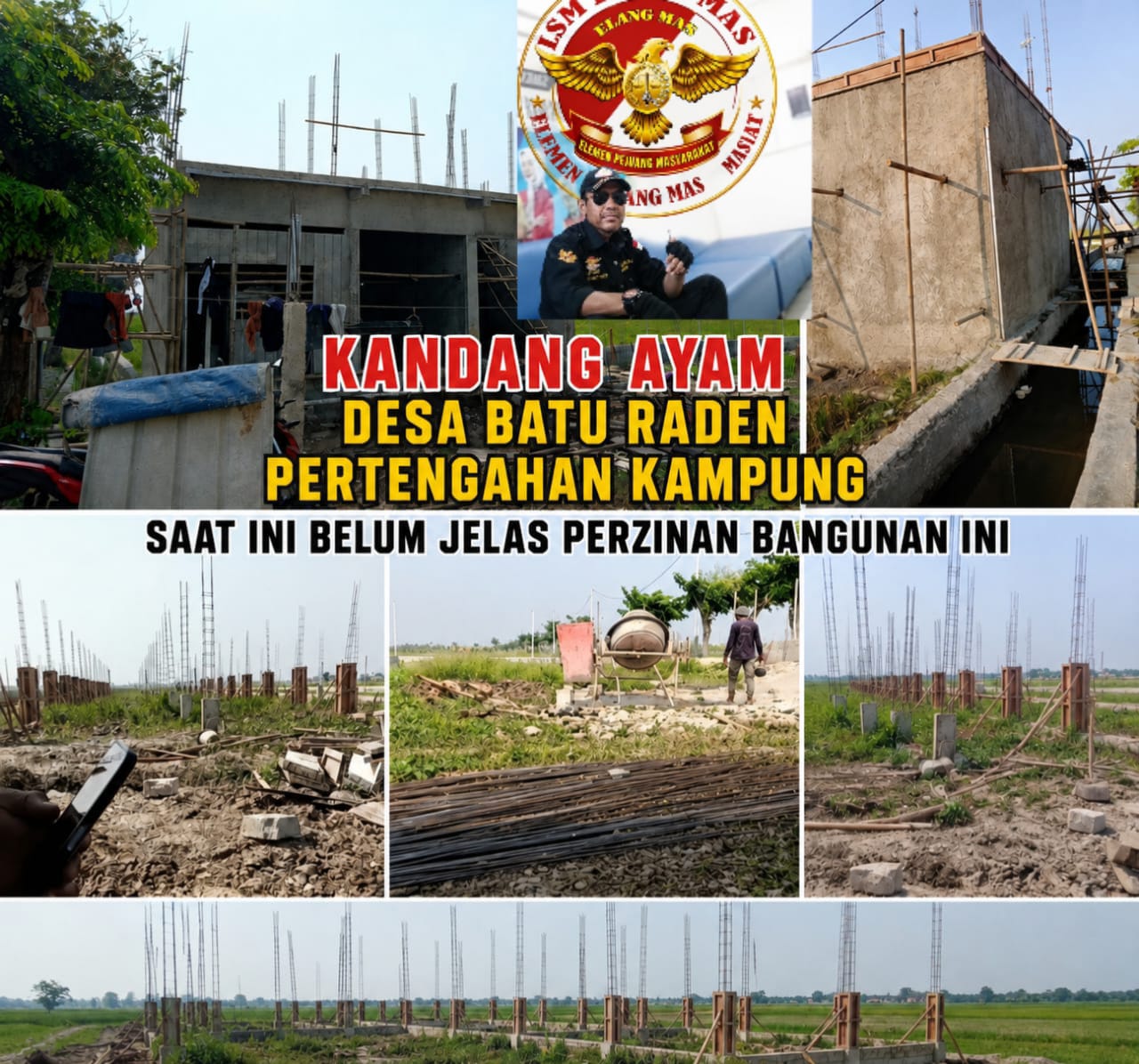 Polemik Kandang Ayam di Desa Baturaden Karawang, Status Perizinan Masih Dipertanyakan ???