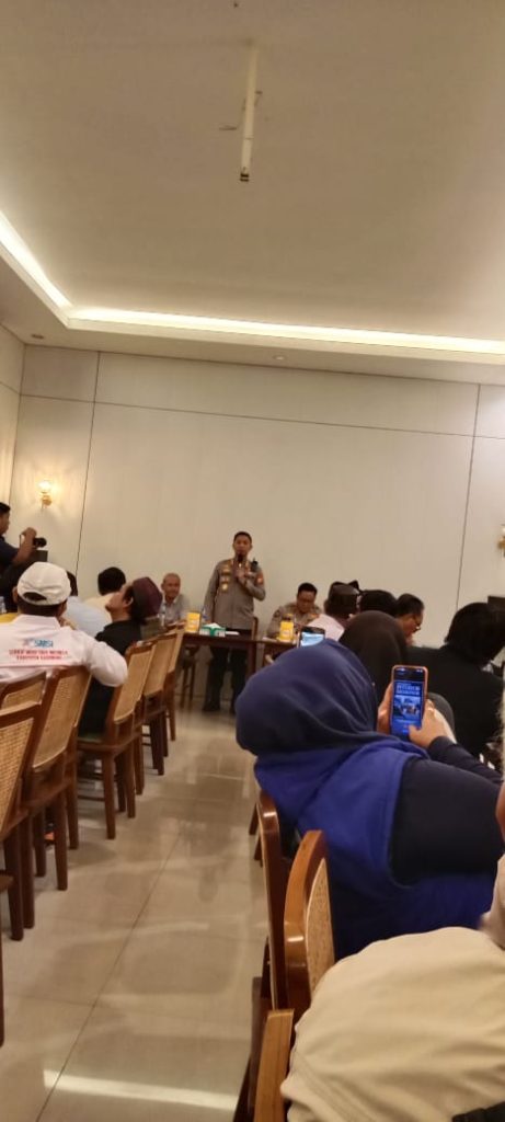 KAPOLRESTA KARAWANG BERSINERGI DENGAN SELURUH INSAN PERS DAN KENALKAN PROGRAM “GAS KARAWANG”