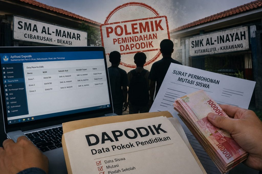 Polemik Pemindahan Dapodik Tiga Siswa Memanas, Administrasi Dipertanyakan dan Dugaan Rp7,5 Juta Jadi Sorotan