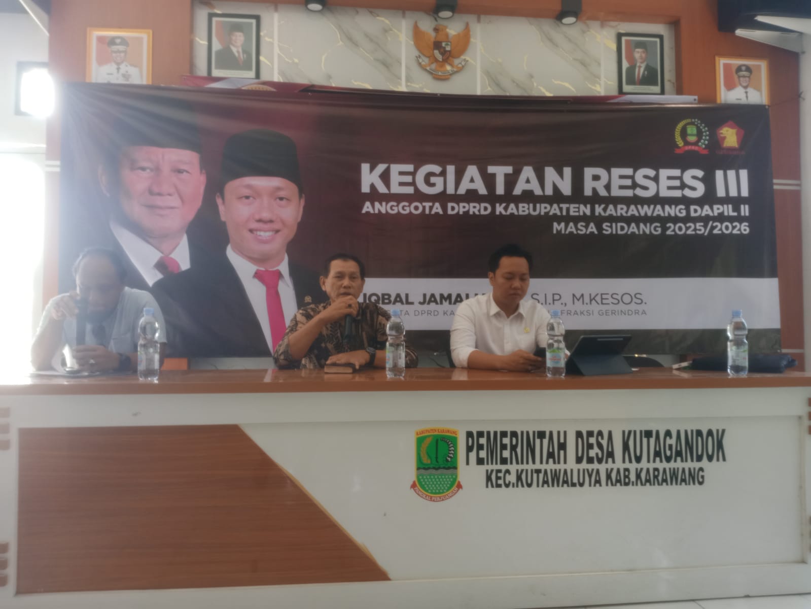 Reses Komisi IV DPRD Karawang, Iqbal Jamalul Lail Tampung Aspirasi Warga Dua Desa di Kutawaluya,