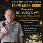 Ketua DPC LSM ELANG MAS Karawang Panjatkan Doa, Sampaikan Belasungkawa atas Wafatnya Ketua DPC LSM ELANG MAS Majalengka