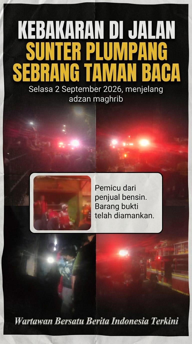 Kebakaran Hebat di Permukiman Padat Sunter, Diduga Dipicu Bensin Eceran: Dua Warga Alami Luka Bakar Parah