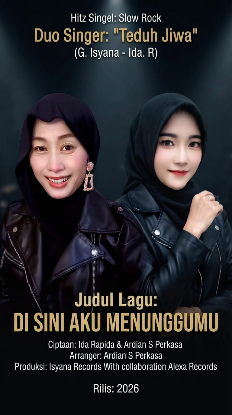 Teduh Jiwa Siapkan “Di Sini Aku Menunggumu”, Slow Rock tentang Cinta yang Tak Berbalas