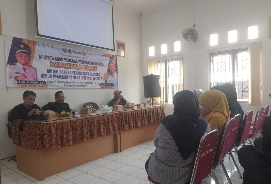 Musrenbangdes Kondangjaya Jangan Sekadar Rutinitas, Kades Dorong Aspirasi Warga Jadi Prioritas Pembangunan
