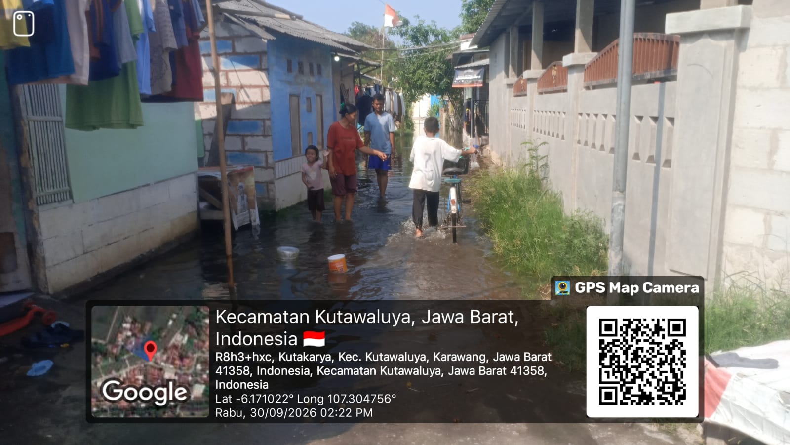 Air kali meluap Banjiri Permukiman, Warga Dusun Dukuh Desak PJT II Segera Lakukan Normalisasi dan Perbaikan Tanggul