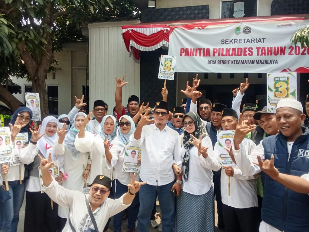 Diiringi Antusiasme Simpatisan dan Pendukung, KDR Kantongi Nomor Urut 3 di Pilkades Bengle